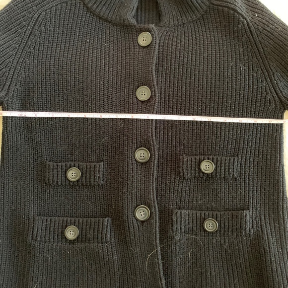 Jigsaw Black Wool Cardi-Jacket - Picture 5 of 6